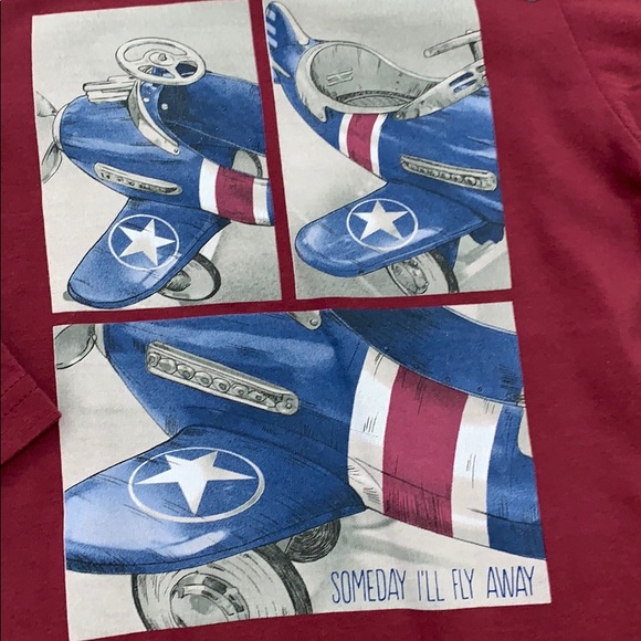 Long sleeve boys airplane T-shirt - Picture 3 of 7